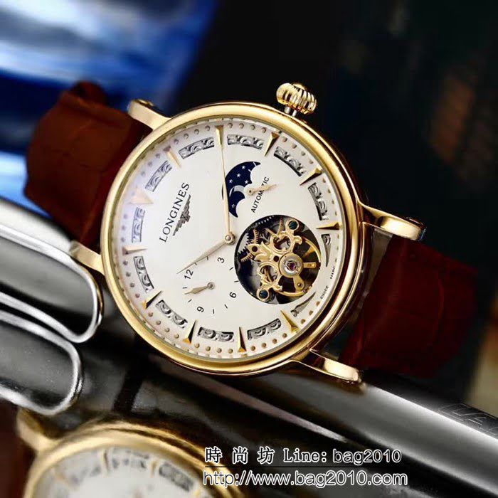 LONGINES浪琴 高級定制 全自動機械 男士腕表 WSS0239